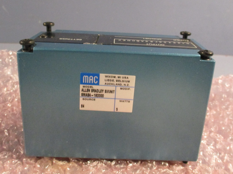 MAC Valves/AllenBradley RIO Serial Interface Model SMABA16D000