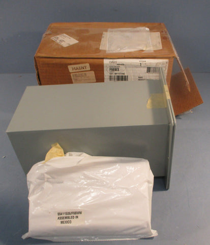 Hoffman Nvent F66WX CutOff Fitting Electrical Enclosure 14530 w/ Parts Bag