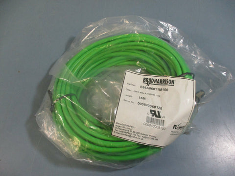 Brad Harrison Cordset ENET MMJ RJ45/RJ45 15M E66A0601MM150 NEW