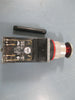 Allen Bradley 800MR-FXQL24RA Ser. D Red LED Illuminated Push-Pull Unit - New