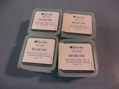 (4) Bohle Bo 432.1541 Wheel Holder Module Steel W. 1 Carb Whhel 03A154 Carb Axle
