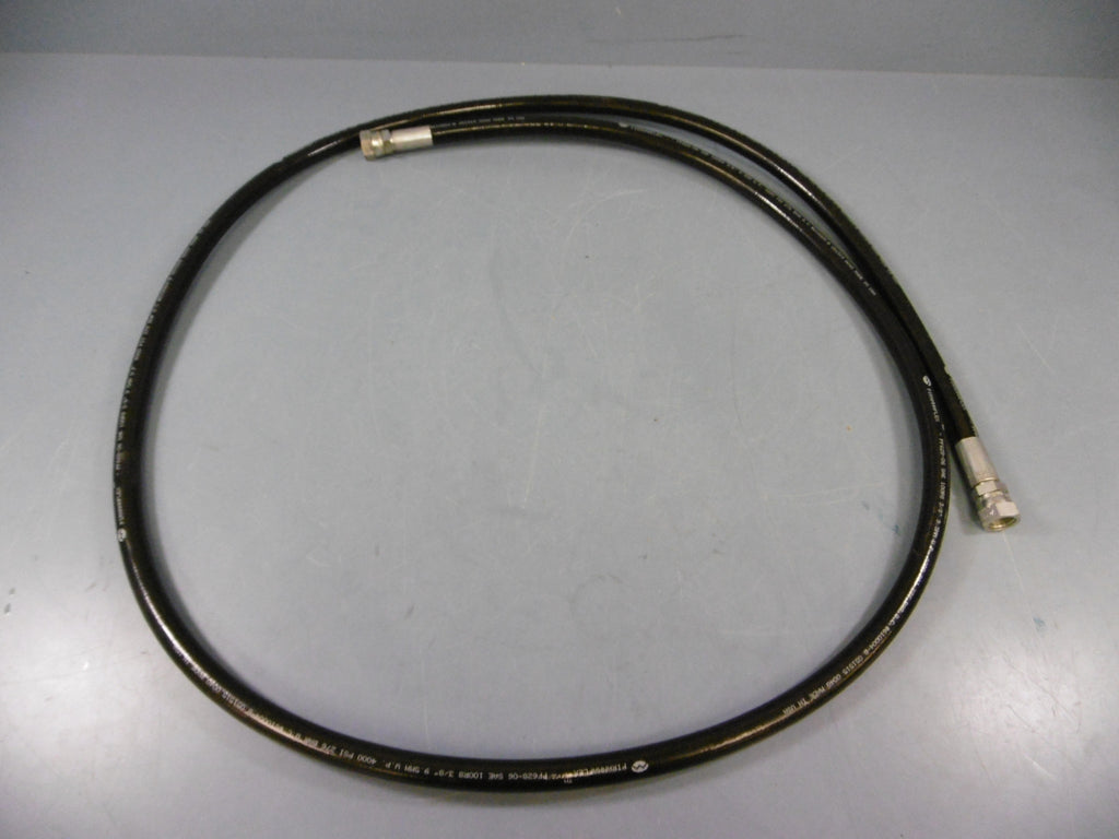 Piranhaflex - PF628-06 SAE 100RB 3/8" w/PFR-06 Hydraulic Hose NEW 7 FT LENGTH