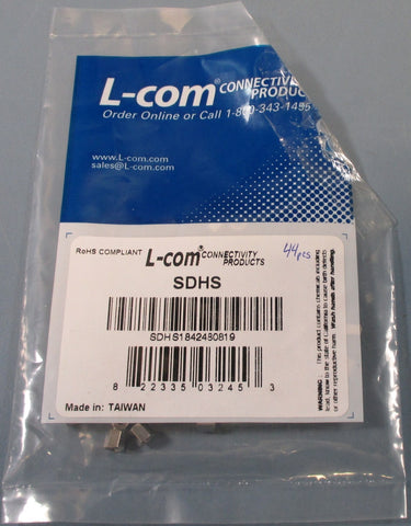 Bag of 44 L-Com SDHS 4-40 D-Sub 0.195 inch Hex New Hardware Hex Standoffs F-F