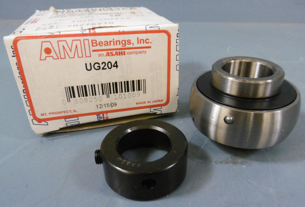 NEW - AMI Bearings UG204 20mm ID X 47 mm OD X 43.66mm WD