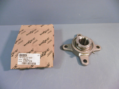 Dodge Flange-Mount Ball Bearing F4B-GTEZ-107-SHCR 1.4375in Bore NEW