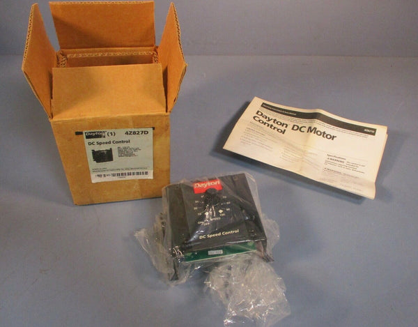 Dayton 4Z827D DC Speed Control 1/50 - 1/6 HP, 115 VAC, 1