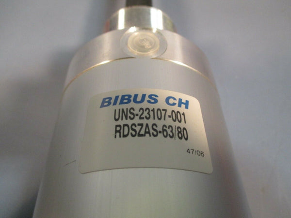 BIBUS CH DOUBLE ACTUATING AIR CYLINDER 63MM BORE, 80MM STROKE UNS-2310 ...