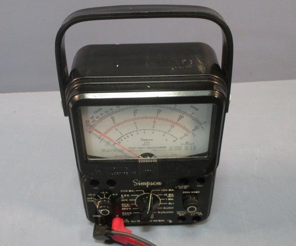milmil.E ☆ Simpson 260 Volt OHM Millammeter Parts & Repair Lot 2 | eBay