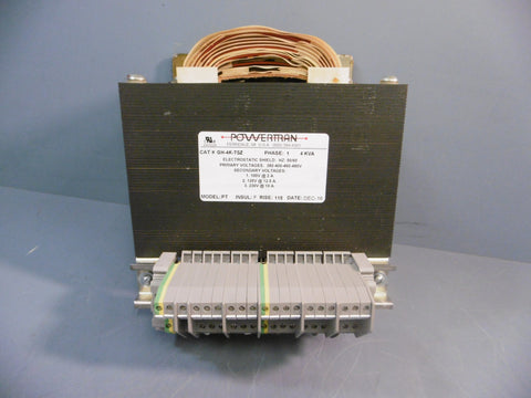 Powertran Corporation Transformer GH-4K-TSZ 4 KVA 1 Phase NEW