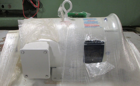 Baldor Washdown Motor 3 HP Vector Drive ZDWNM3611T, 1760 RPM, 3 Phase New