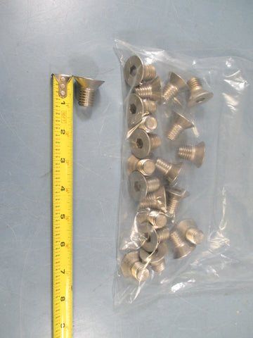 Lot of 21 Flat Head Socket Cap Allen Screws Stainless Steel