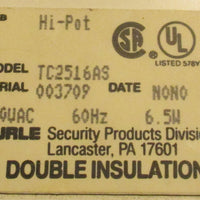 Burle TC2516AS Security Camera W/ Burle lens 120 Vac 60 HZ Hi POT