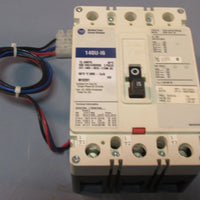 Allen Bradley 140UI6C3C15M (A) Circuit Breaker 3 Pole 15A W/ Aux Switch