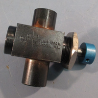 Deltrol GI21 S Isolator 0.02" PORTS 1/4" NPTF Hydrualic Valve, Flow Control