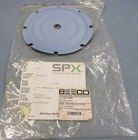 SPX 28616176 Flat Membrane CPV-50 H174403 Disk Membrane For CPV-0-DN50