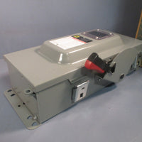 SQUARE D HEAVY DUTY SAFETY SWITCH 100 A 600 VAC HU363AWEIVW