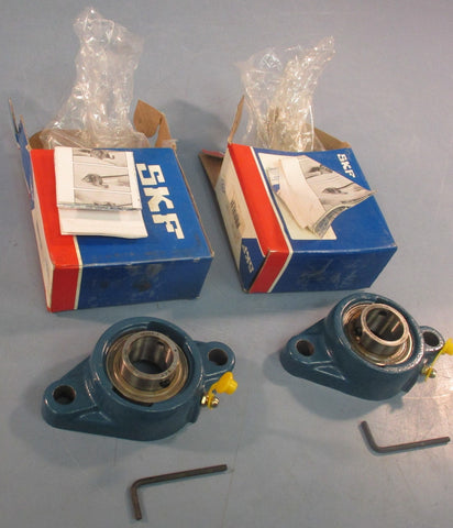 SKF FYT1.RM 2-Bolt Flange Bearing 1" Bore 2-3/4" Width Lot of 2
