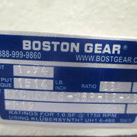 Boston Gear Worm Gearbox 56C, 1.94 HP Ratio 25:1 BKCHF72625PB5HSP19