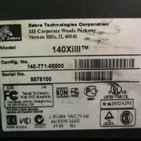 ZEBRA TECHNOLOGIES LABEL PRINTER 140Xilll