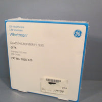 Whatman Glass Microfiber Filters GF/A Diameter 125 mm 100 Circles Cat# 1820125