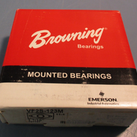 Browning 17/16" 2 Bolt Mounted Ball Bearing VF2S123M, Set Screw Locking