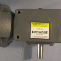 Boston Gear F721-20-B5-J Gear Reducer 20:1 Ratio 1.4 Input HP 1" Shaft Dia