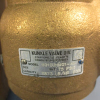 Kunkle 6010JHM01-AM0075 Safety Relief Valve 2" 75PSI Set Pressure 2in.x2-1/2in
