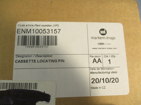 Markem-Imaje ENM10053157 Cassette Locating Pin Assembly Rev AA