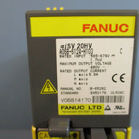 Fanuc A06B6124H103 Servo Amplifier 1.7kW 480V