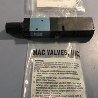 Mac Valves inc PR92CJABB Pneumatic Valve 11291 single solenoid