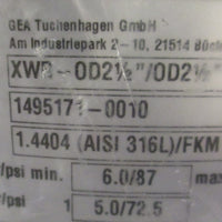 GEA XWR-OD21/2"/OD21/2"-ZZ-Z/FDD DD-L0-23J/21/52/3A+TM15FDD Divert Valve