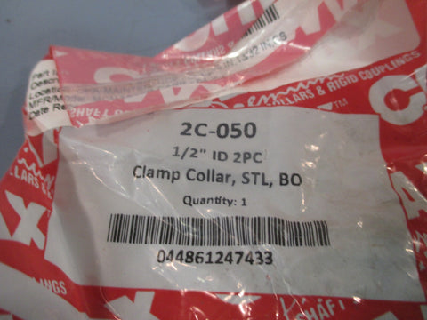 Lot of (20) Climax Clamp Collar, STL, BO 1/2" ID 2C050