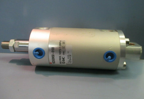 SMC AIR CYLINDER 50MM BORE 1 IN STROKE SINGLE CLEVIS 145 PSI NCDGBN500100