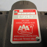AAA ES04J 150 PSI 250W/150 EXT PILOT Air or Gas General Purpose Valve 1/2"