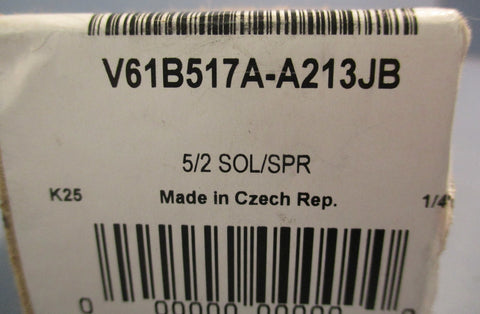 Norgren V61B517A-A213JB Pneumatic Solenoid Valve 145 PSIG 5/2 SOL/SPR