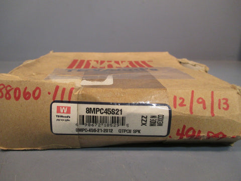 TB WOODS 45 TEETH TIMING PULLY, TAPER LOCK 8MPC45S21