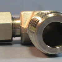 Swagelok SS60028 Stainless 90 Degree Union 3/8" Tube 1/2" MNPT NWOB