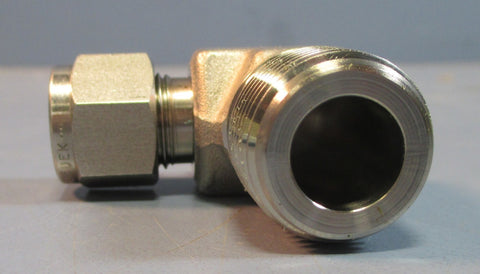 Swagelok SS60028 Stainless 90 Degree Union 3/8" Tube 1/2" MNPT NWOB