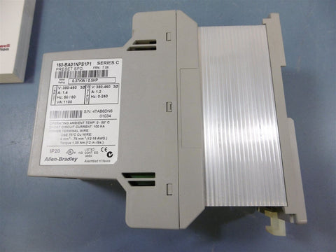 New Allen Bradley 160-BA01NPS1P1 Series C 50/60HZ 380-460V .5HP .37KW AC Drive