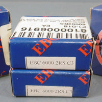 Lot of 4 Nachi Quest Deep Groove Ball Bearings 60002NSE9