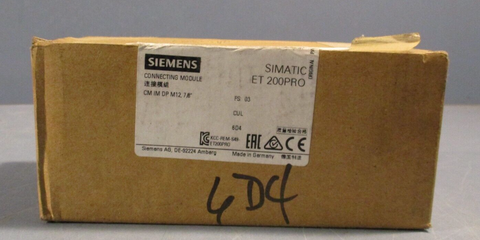 SIEMENS SIMATIC ET 200PRO CONNECTING MODULE 6ES7-194-4AD00-0AA0 SEALED