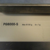 Mettler Toledo PG8000-S Precision Balance Scale 1 - 8100 g, D = 1 g