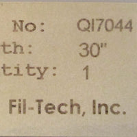 FilTech QI7044 Microdot Cable 30" Long PTFE Layer (Lot of 2)