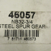Boston Gear NB32-3/4 Spur Gear Steel 3/4" Bore Keyed 32 Teeth 2.125" OD