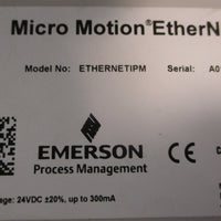Emerson Micro Motion MMI20020551 EtherNet/IP Module 24 Volt DC