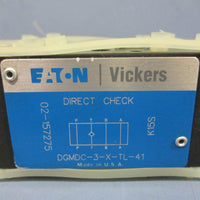 Eaton Vickers DGMDC-3-X-TL-41 Direct Check Valve 02-157275