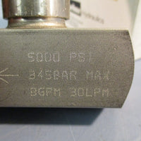 Parker Needle Flow Control Valve N600SS 5000PSI 345 Bar Max 8 GPM 30 LPM