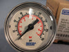 WIKA 4246251 0-160PSI 1.5" Type 111.12 Center/Back Mount Gauge P/N 4246251