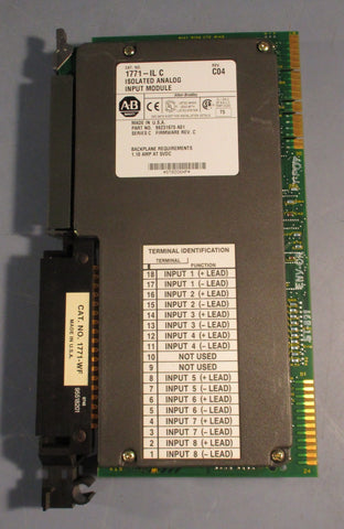 Allen Bradley 1771-IL/C Isolated Analog Input Module Rev C04 NOS