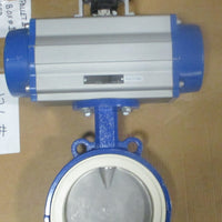 ABZ Valves SR160 Pneumatic Rack and Pinion Valve Actuator 8" Butterfly Valve